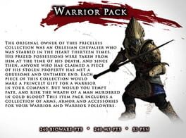 Dragon Age II: Warrior Item Pack