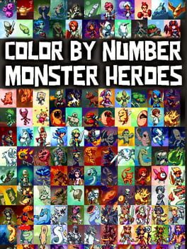 Color by Number: Monster Heroes