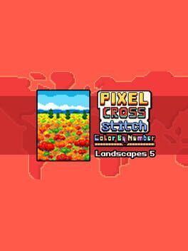 Pixel Cross Stitch Color by Number: Landscapes Pack 5