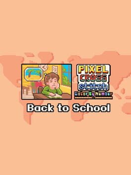 Pixel Cross Stitch: Color by Number - Back To School Pack