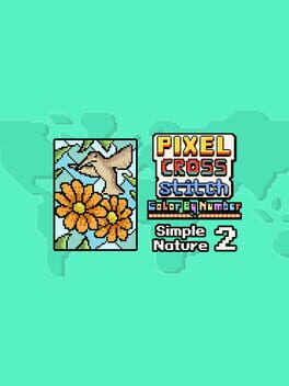 Pixel Cross Stitch: Color by Number - Simple Nature Pack 2