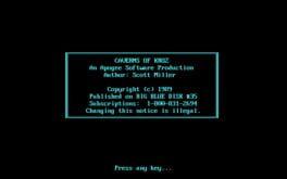 Caverns of Kroz